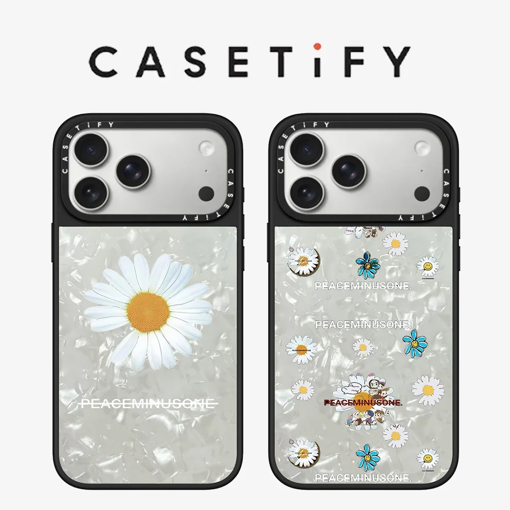 Peat Pellet Tray - CASETiFY PEACEMINUSONE Daisy Serisi Telefon Kılıfı