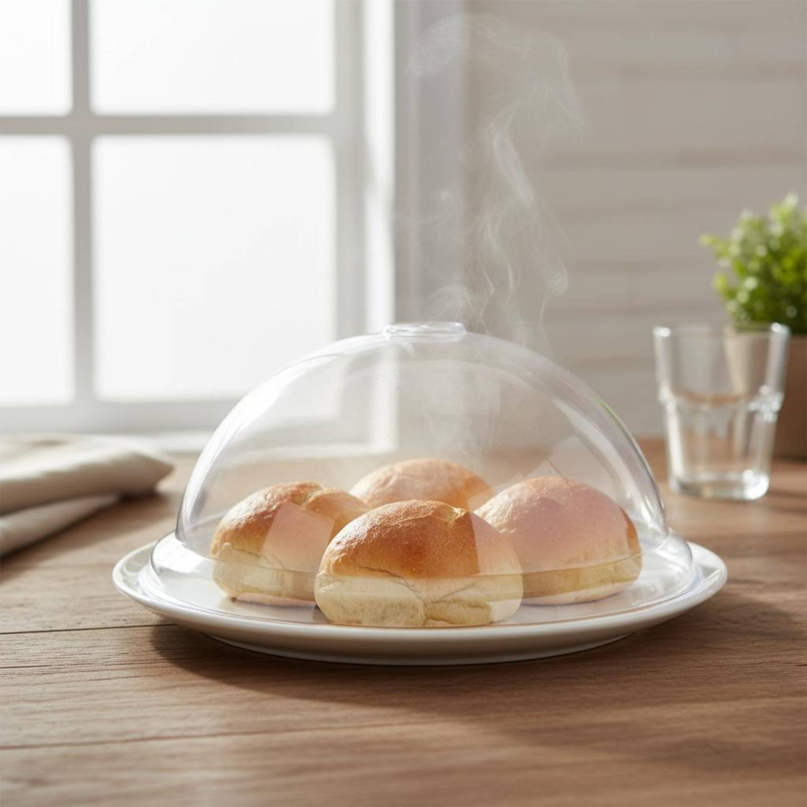 Plastic Dome Clear - Gıda Koruyucu Buzdolabına Uygun Şeffaf Kek
