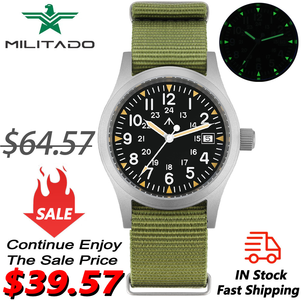 Plastic Dome Clear - Militado ML05 Askeri Saat Ronda 515