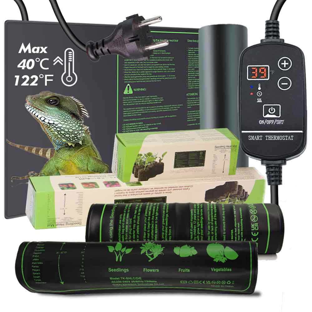 Heat Mat Seedling - 7-100W bitkiler isıtma pedi 16 ℃