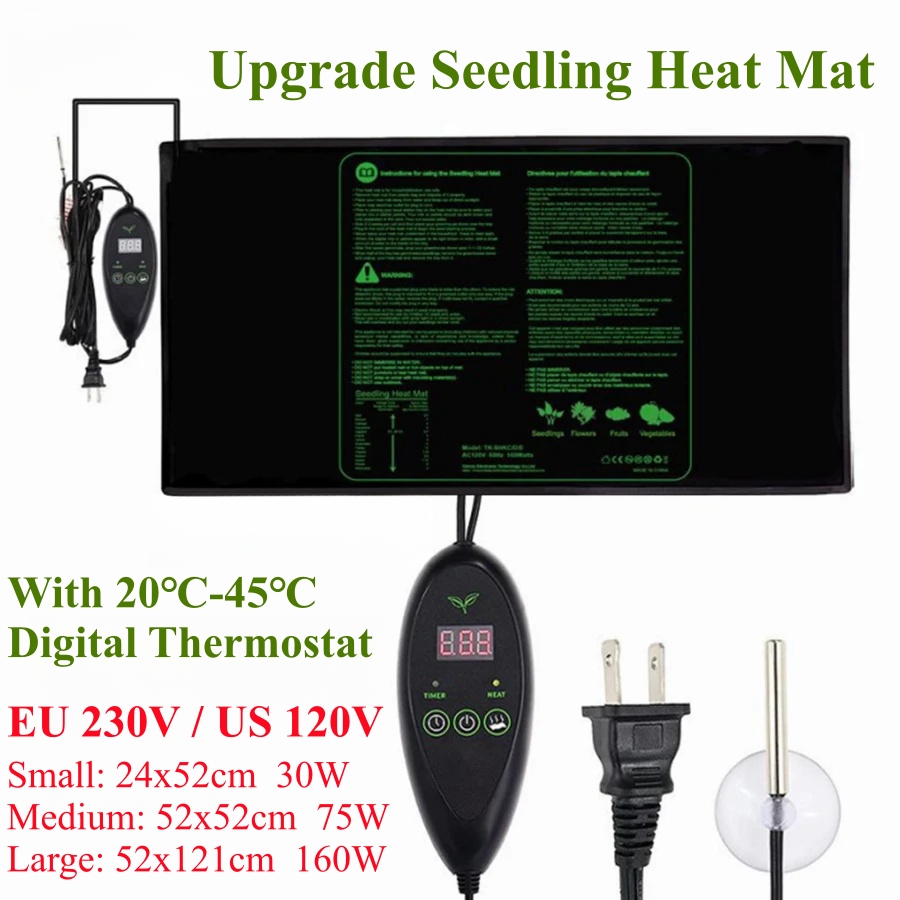 Heat Mat Seedling - 3 Boyut Yükseltme Fide Isı Matı