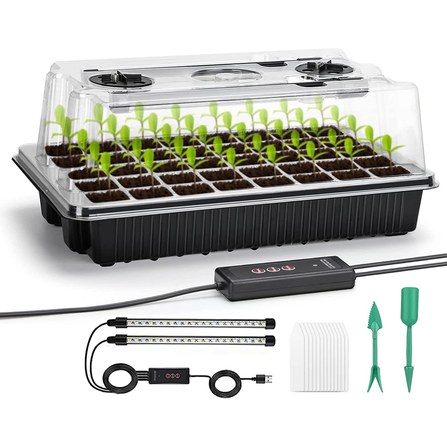 Humidity Dome Kit - 1 Set, 2 Uzun Şeritli Büyütme