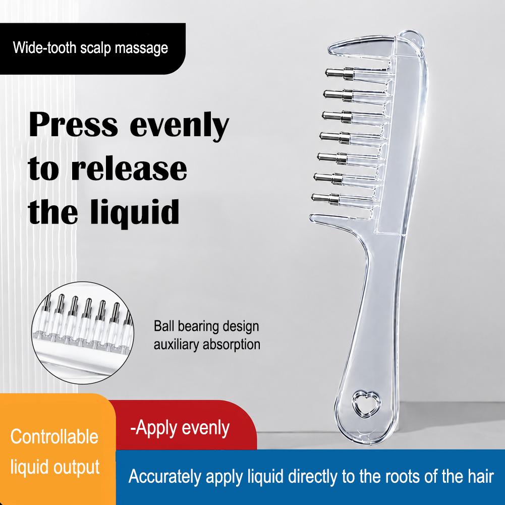 Root Stimulator Liquid - Saç Esansiyel Yağı Uygulama Tarağı, Rulo