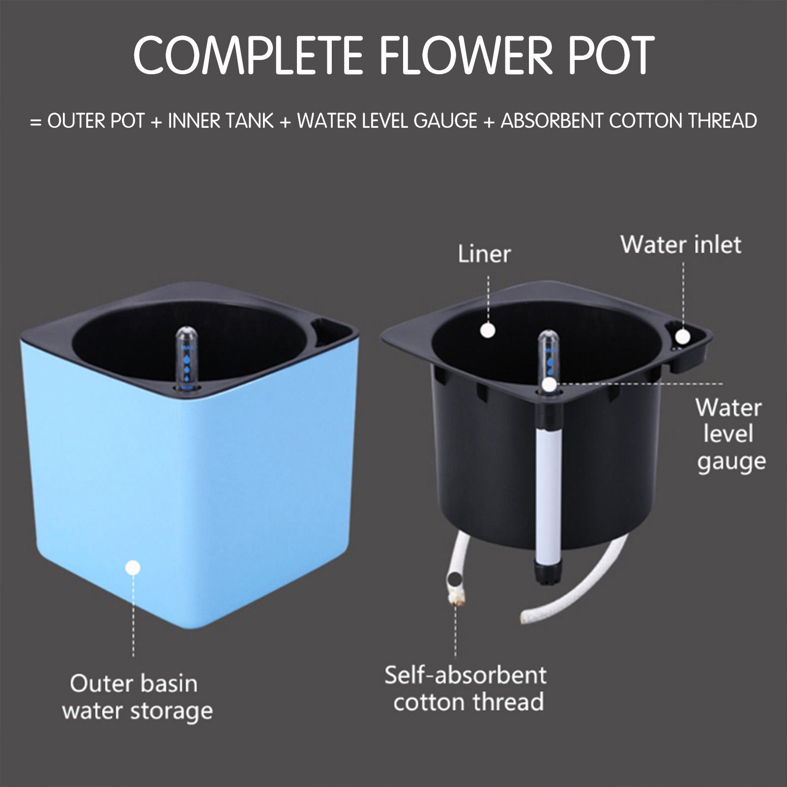 Otomatik Kendinden Sulama Çiçe - Self Watering Insert incelemesi ve fiyatı
