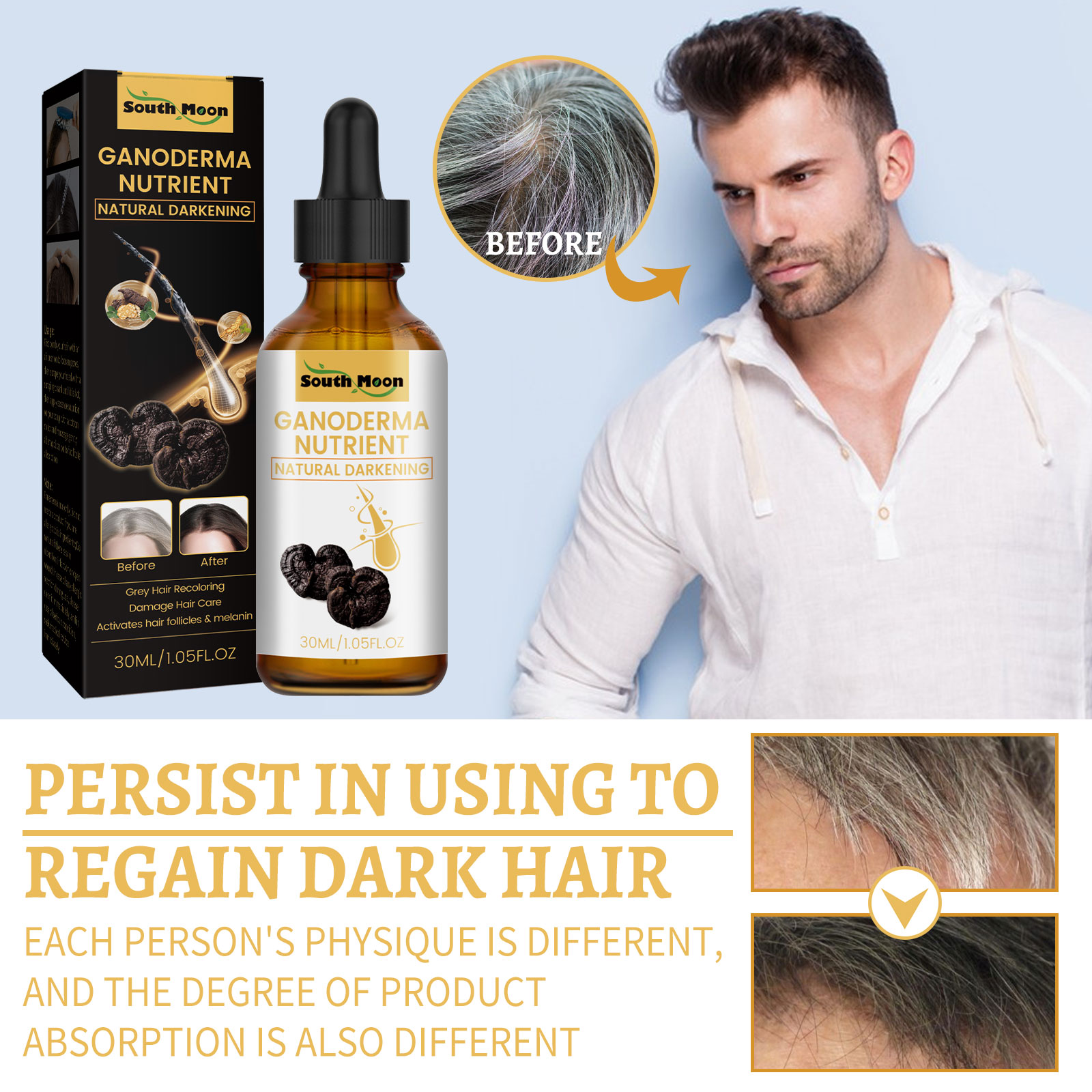 Siyah Ganoderma Lucidum Saç Sı - Root Stimulator Liquid incelemesi ve fiyatı