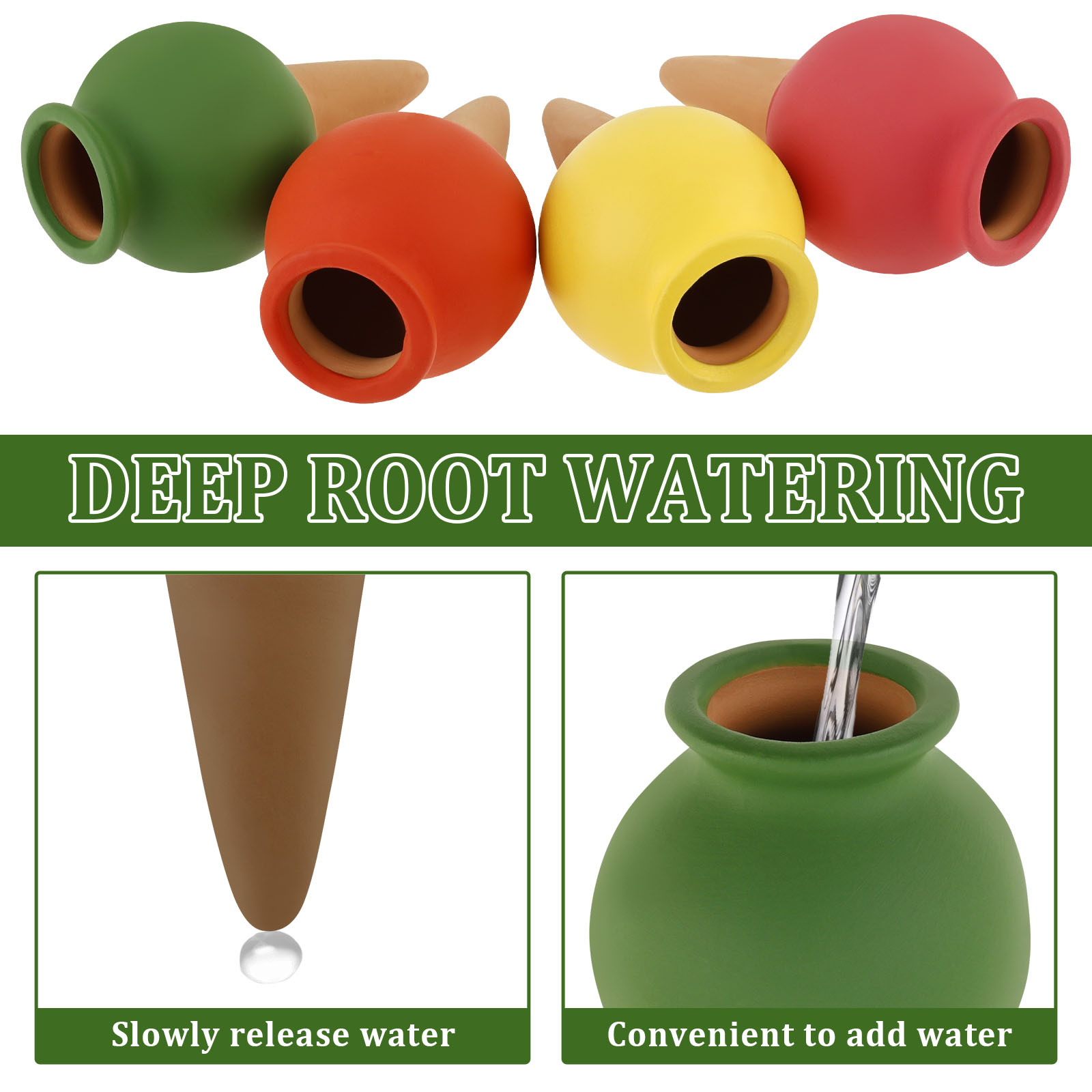 8 adet Pişmiş Toprak Kendinden - Self Watering Insert incelemesi ve fiyatı