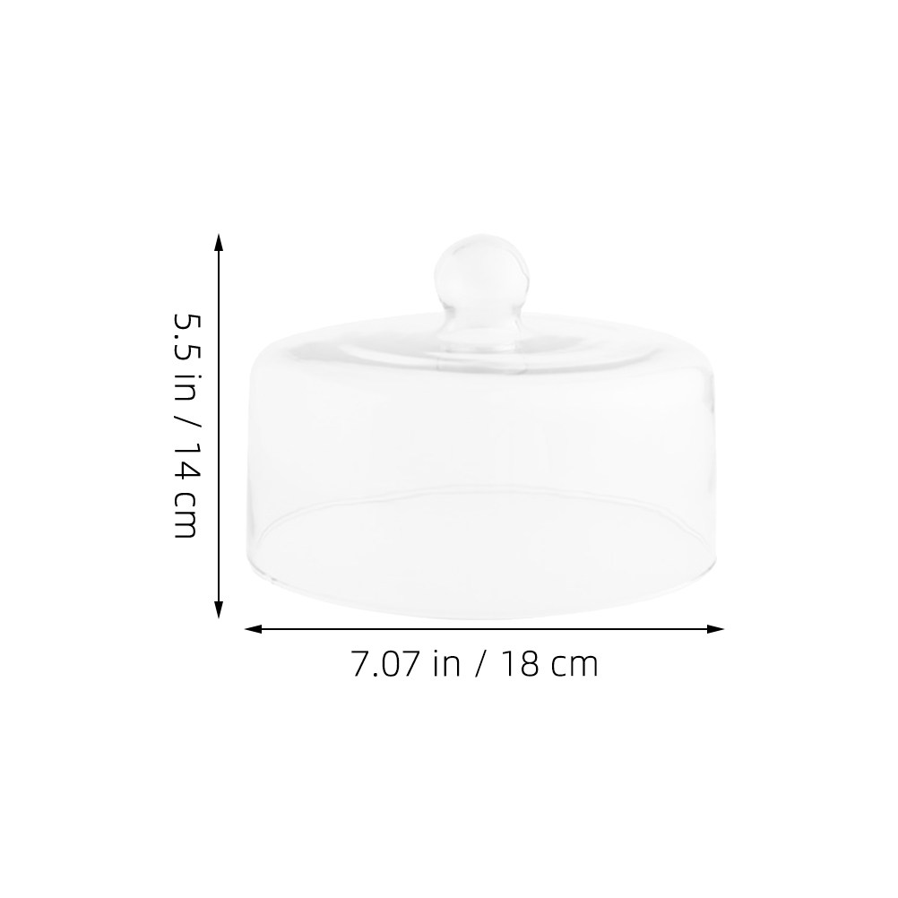 18 cm Şeffaf Cam Yemek Kapağı, - Plastic Dome Clear incelemesi ve fiyatı